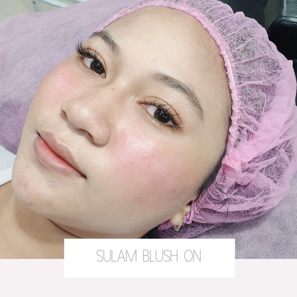 Hasil Sulam Blush On di VAN Sulam Alis