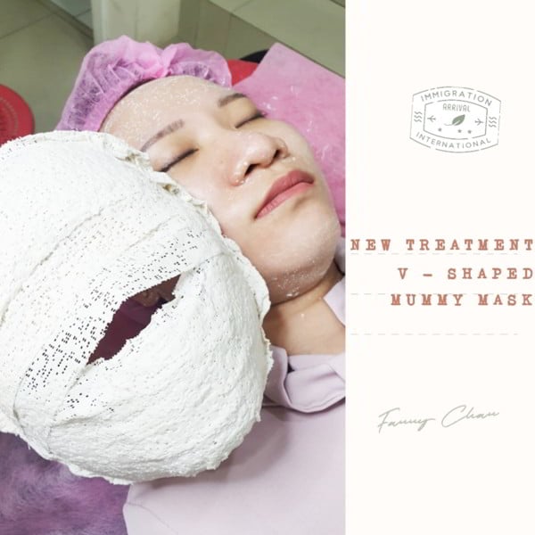 Hasil V-Shape Mummy Mask di VAN Sulam Alis
